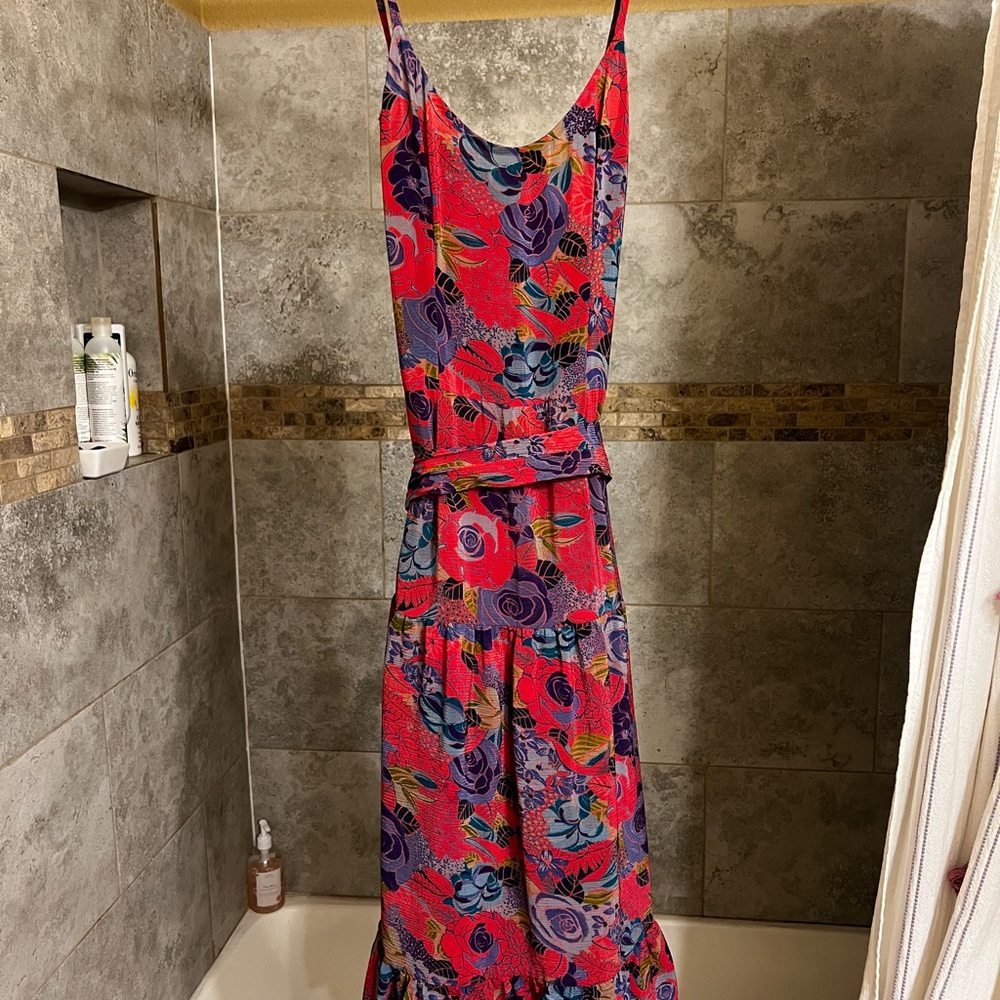 Lanvin Multicolor Floral Maxi Dress